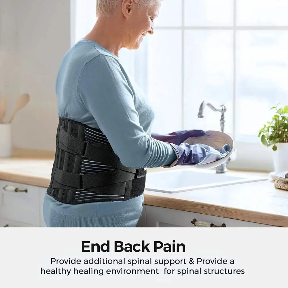 Sports Adjustable Lumbar Back Brace Anti-skid Breathable Waist Support Belt for Exercise Fitness Cycling Running Tennis Golf WardBoyzPROShop