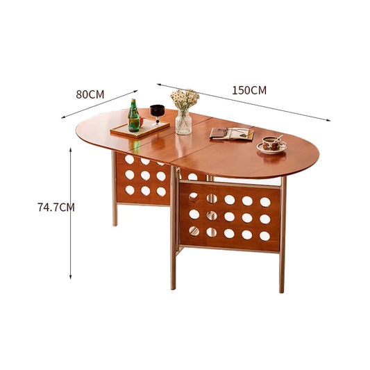 Luxury Mid Century Dining Tables Long Folding Modern Design Dining Tables Glamour French Table A Manger Pliante Furniture Home