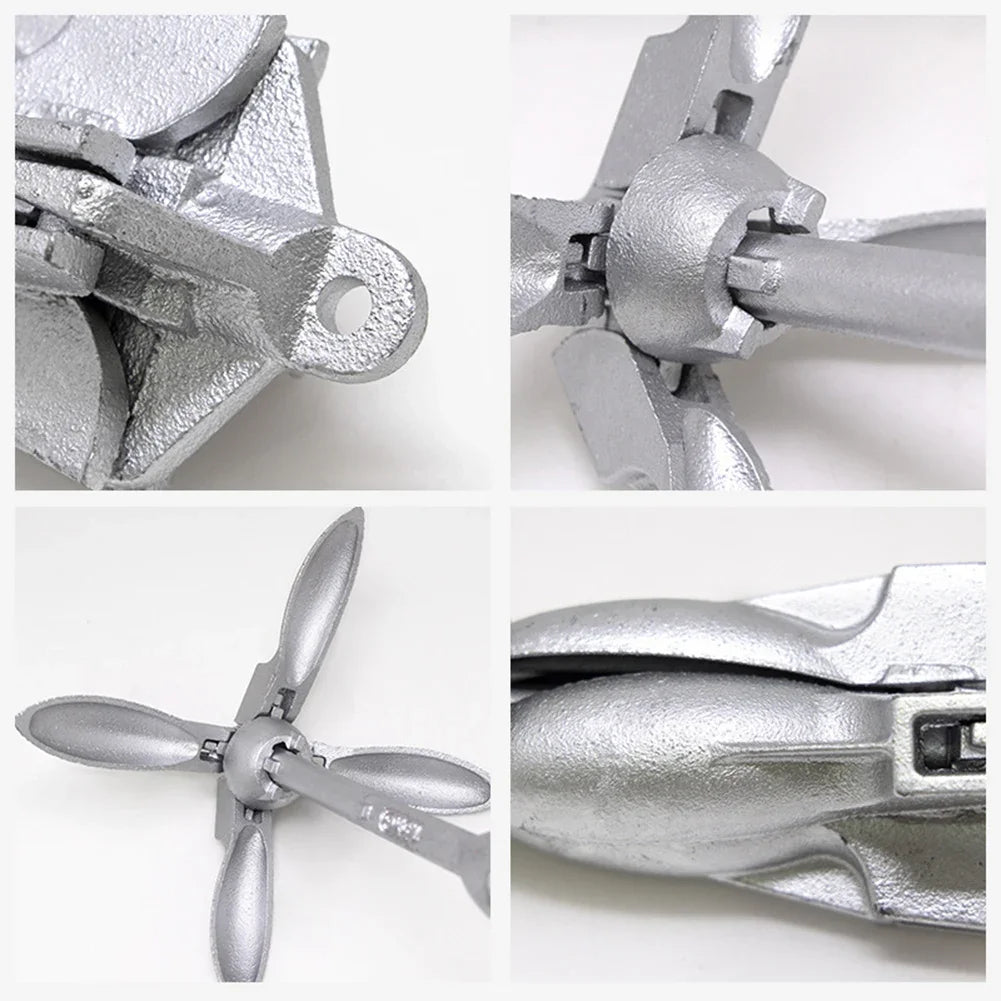0.7KG 1.5KG Stainless Steel Folding Watercraft Anchor Kayak Marine Canoe Boat Grapnel Raft Fishing Boat Anchor Boat Accessories WardBoyzPROShop