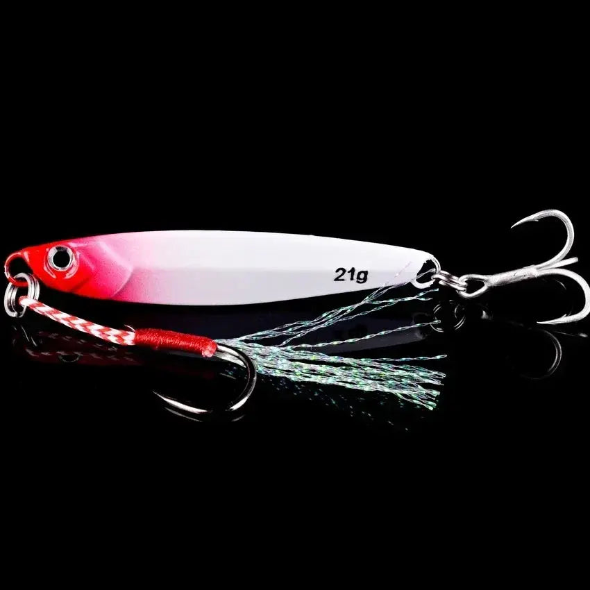 5pcs Metal Jig Fishing Lure Weights 10g-40g Trolling Hard Bait Bass Fishing Bait Tackle Trout Jigging Lure Jigs Saltwater Lures WardBoyzPROShop