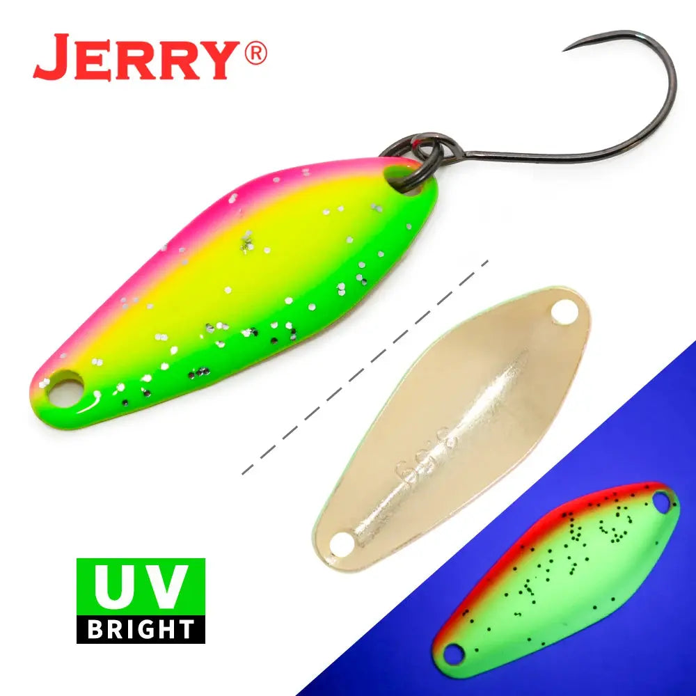 Jerry Draco Micro Spoon Trout Lures UL UV Colors Ultralight Fishing Tackle Freshwater Artificial Bait WardBoyzPROShop