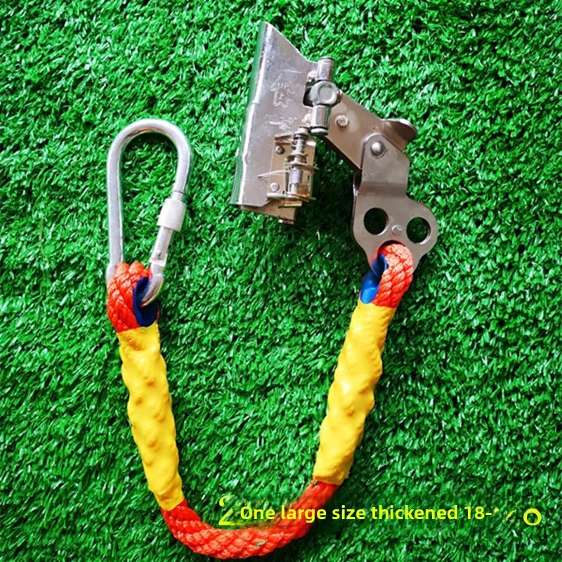 Self-Loing Carabiner Se Rope Climbing Equipment Fall Protection Device Portable Lanyard for High Altitude Climbing