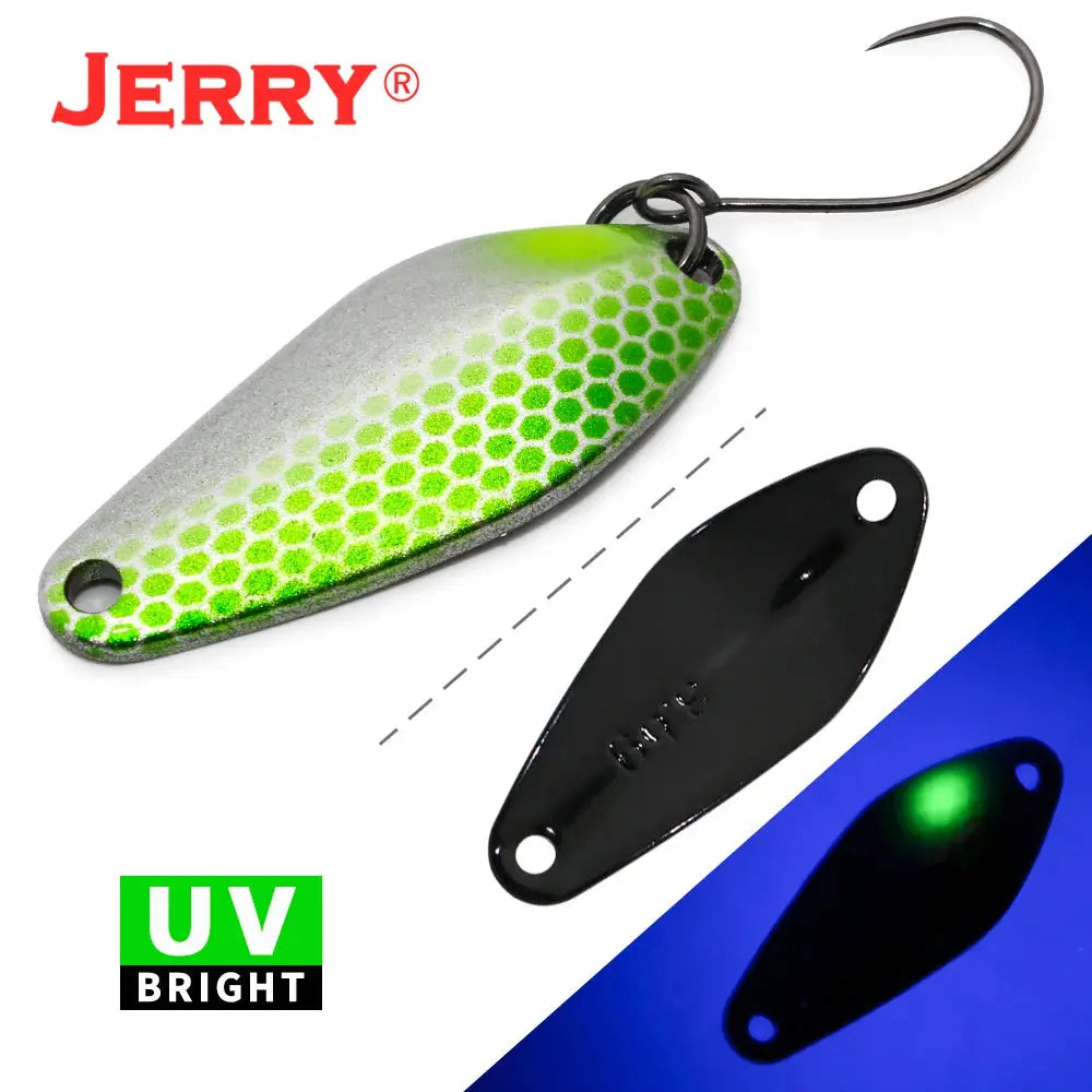 Jerry Draco Micro Spoon Trout Lures UL UV Colors Ultralight Fishing Tackle Freshwater Artificial Bait WardBoyzPROShop