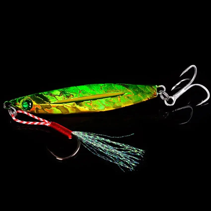 5pcs Metal Jig Fishing Lure Weights 10g-40g Trolling Hard Bait Bass Fishing Bait Tackle Trout Jigging Lure Jigs Saltwater Lures WardBoyzPROShop