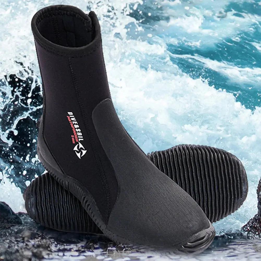 Neoprene Diving Boots Water Boots Lightweight 5mm Surfing Snorkeling Diving Boots for Diving Snorkeling Surfing WardBoyzPROShop