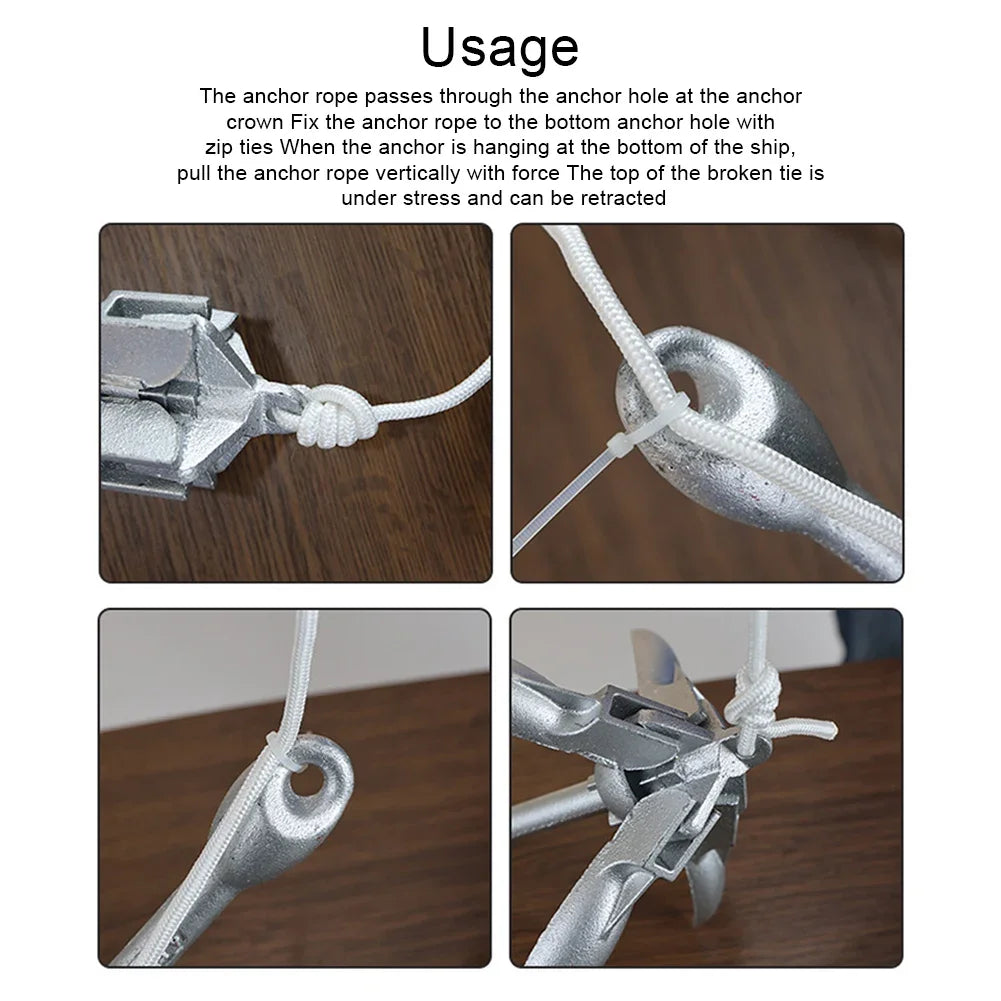 0.7KG 1.5KG Stainless Steel Folding Watercraft Anchor Kayak Marine Canoe Boat Grapnel Raft Fishing Boat Anchor Boat Accessories WardBoyzPROShop