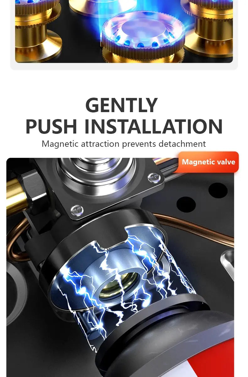 BISINNA Camping Gas Stove 5800W High Firepower Outdoor Portable Cassette Burner for Picnic Hiking Trekking WardBoyzPROShop