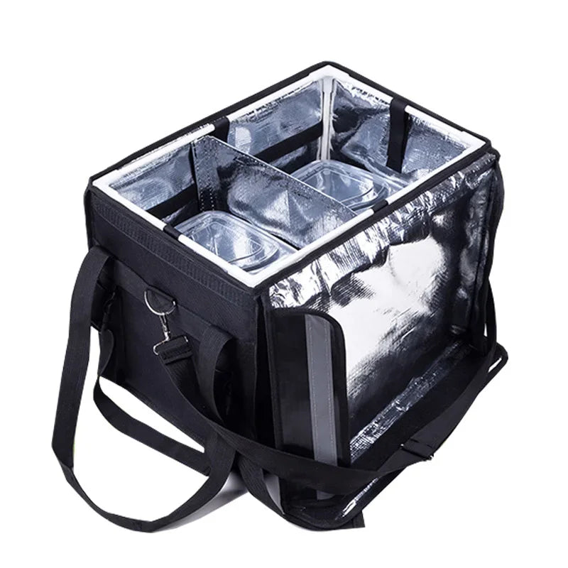 30L Extra Large Cooler Bag Car Ice Pack Insulated Thermal Lunch Pizza Fresh Food delivery Container Refrigerator WardBoyzPROShop