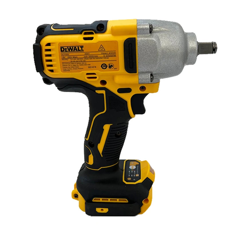 Dewalt DCF892 812N.m Brushless Electric Wrench 1/2 Inch Cordless Impact Driver High Torque Three Speed Auto Repair Power Tools WardBoyzPROShop