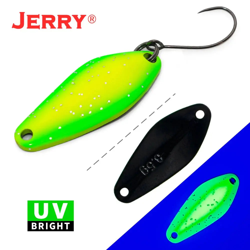 Jerry Draco Micro Spoon Trout Lures UL UV Colors Ultralight Fishing Tackle Freshwater Artificial Bait WardBoyzPROShop