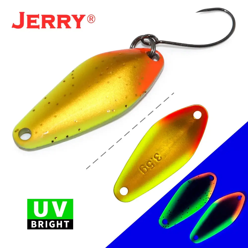 Jerry Draco Micro Spoon Trout Lures UL UV Colors Ultralight Fishing Tackle Freshwater Artificial Bait WardBoyzPROShop