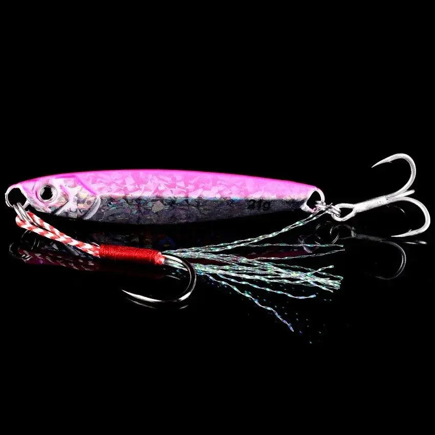 5pcs Metal Jig Fishing Lure Weights 10g-40g Trolling Hard Bait Bass Fishing Bait Tackle Trout Jigging Lure Jigs Saltwater Lures WardBoyzPROShop