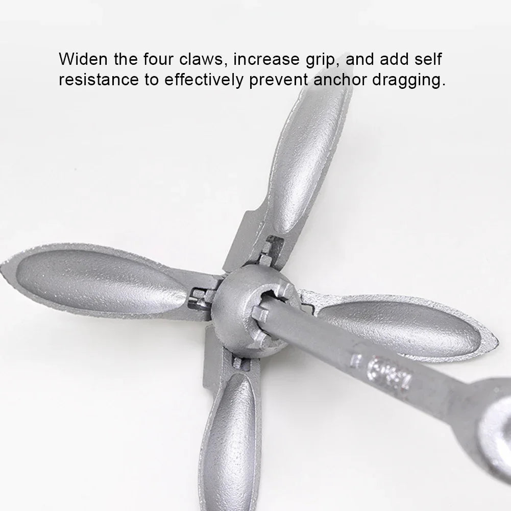 0.7KG 1.5KG Stainless Steel Folding Watercraft Anchor Kayak Marine Canoe Boat Grapnel Raft Fishing Boat Anchor Boat Accessories WardBoyzPROShop