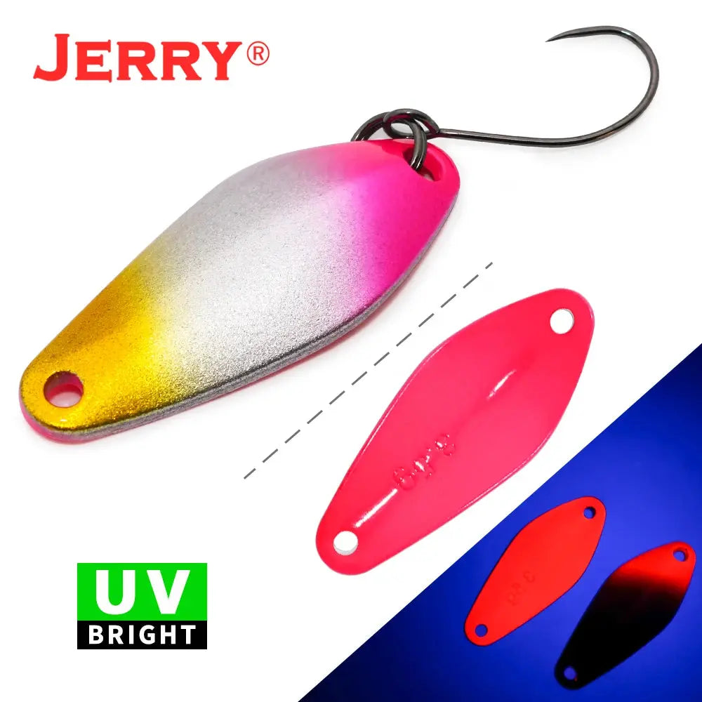 Jerry Draco Micro Spoon Trout Lures UL UV Colors Ultralight Fishing Tackle Freshwater Artificial Bait WardBoyzPROShop