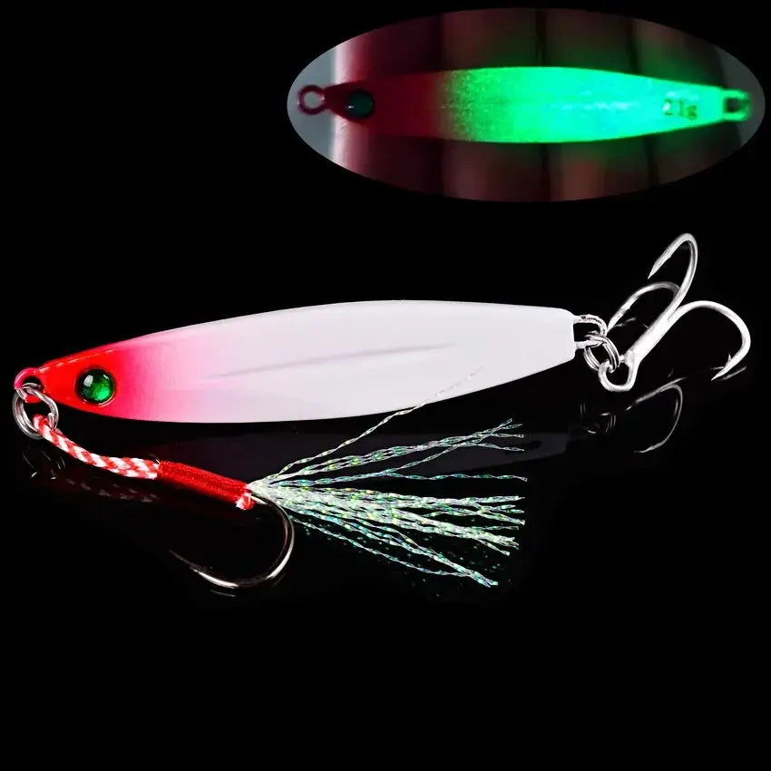 5pcs Metal Jig Fishing Lure Weights 10g-40g Trolling Hard Bait Bass Fishing Bait Tackle Trout Jigging Lure Jigs Saltwater Lures WardBoyzPROShop