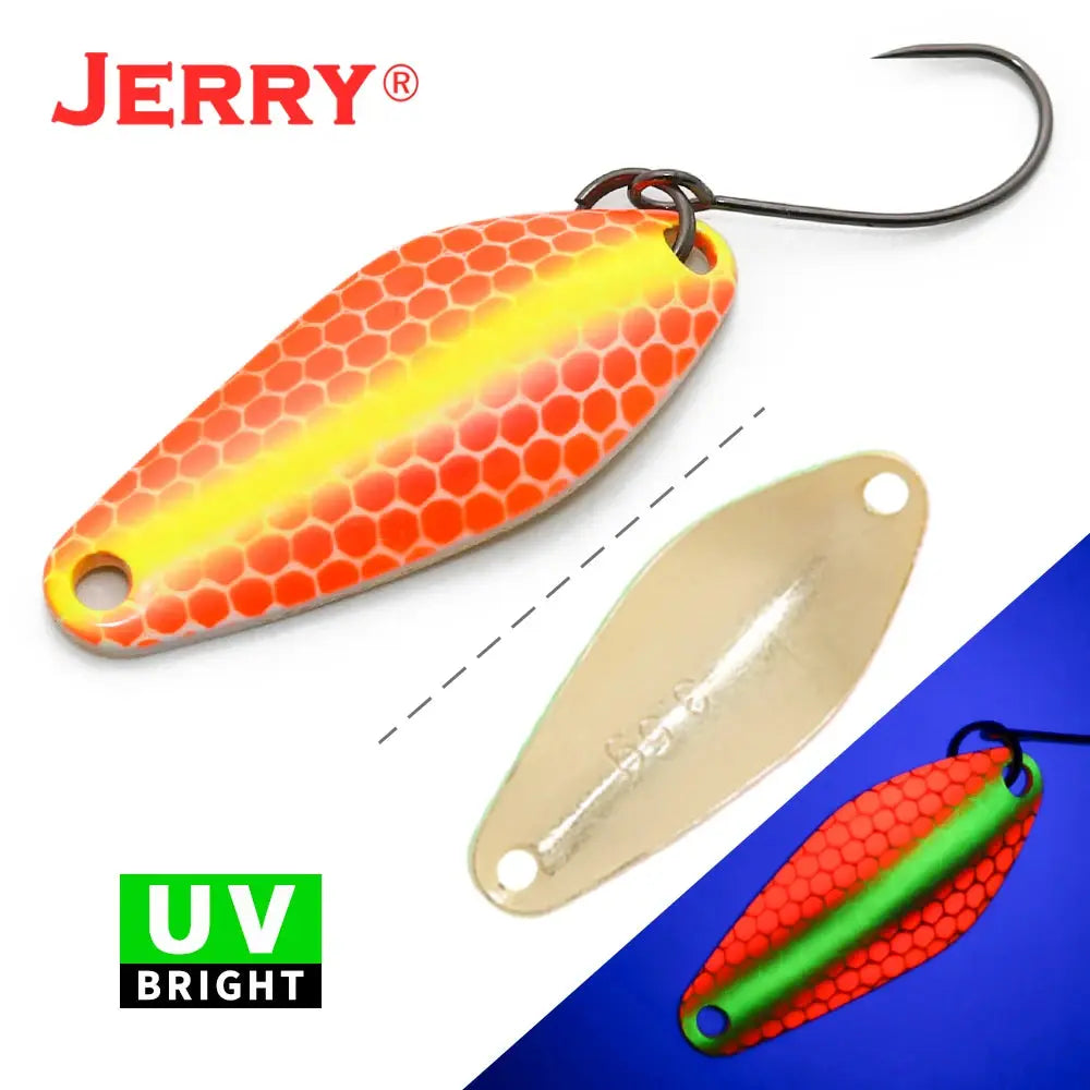 Jerry Draco Micro Spoon Trout Lures UL UV Colors Ultralight Fishing Tackle Freshwater Artificial Bait WardBoyzPROShop