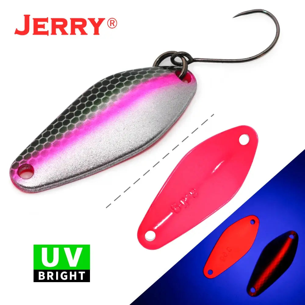 Jerry Draco Micro Spoon Trout Lures UL UV Colors Ultralight Fishing Tackle Freshwater Artificial Bait WardBoyzPROShop