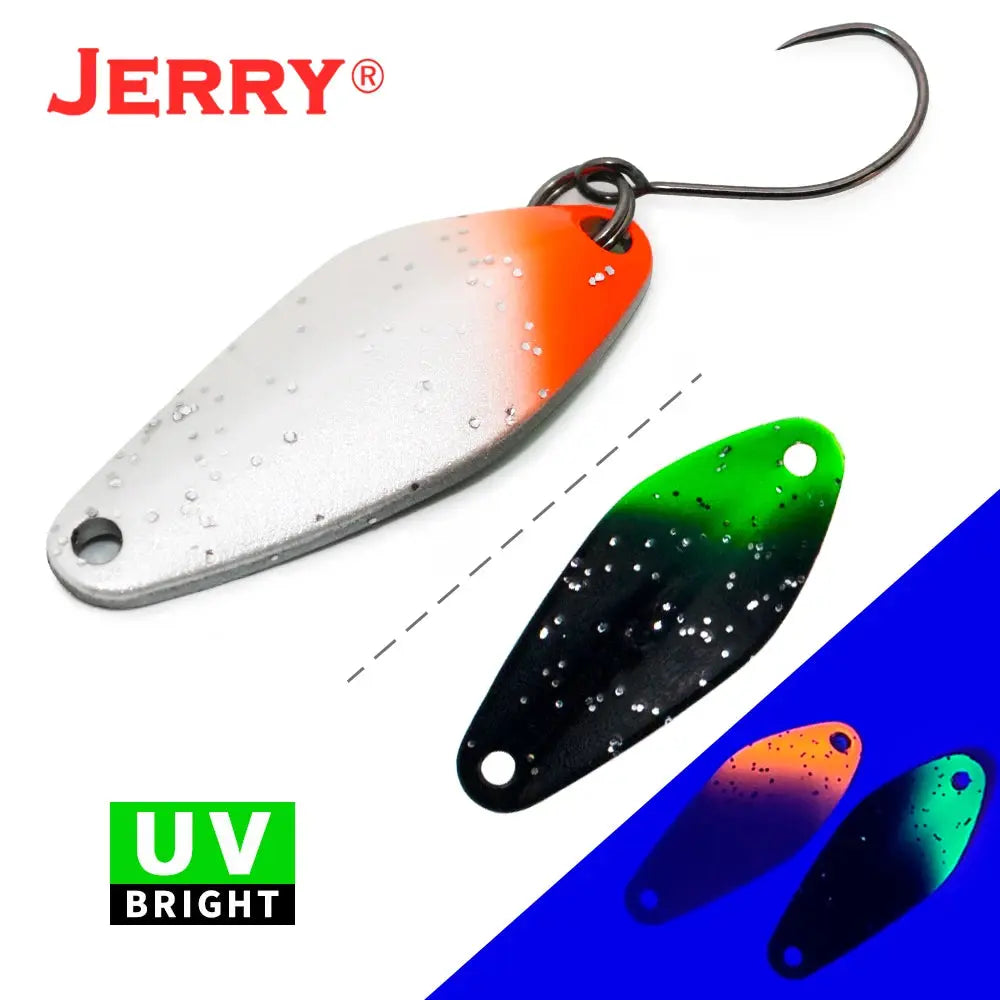 Jerry Draco Micro Spoon Trout Lures UL UV Colors Ultralight Fishing Tackle Freshwater Artificial Bait WardBoyzPROShop
