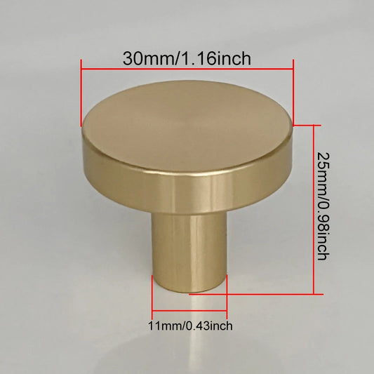 Round Metal Dresser Drawer Knobs, Pulls Drawer Handle for Kitchen Cabinet, Dresser Drawer, Closet, Wardrobe Door Handles