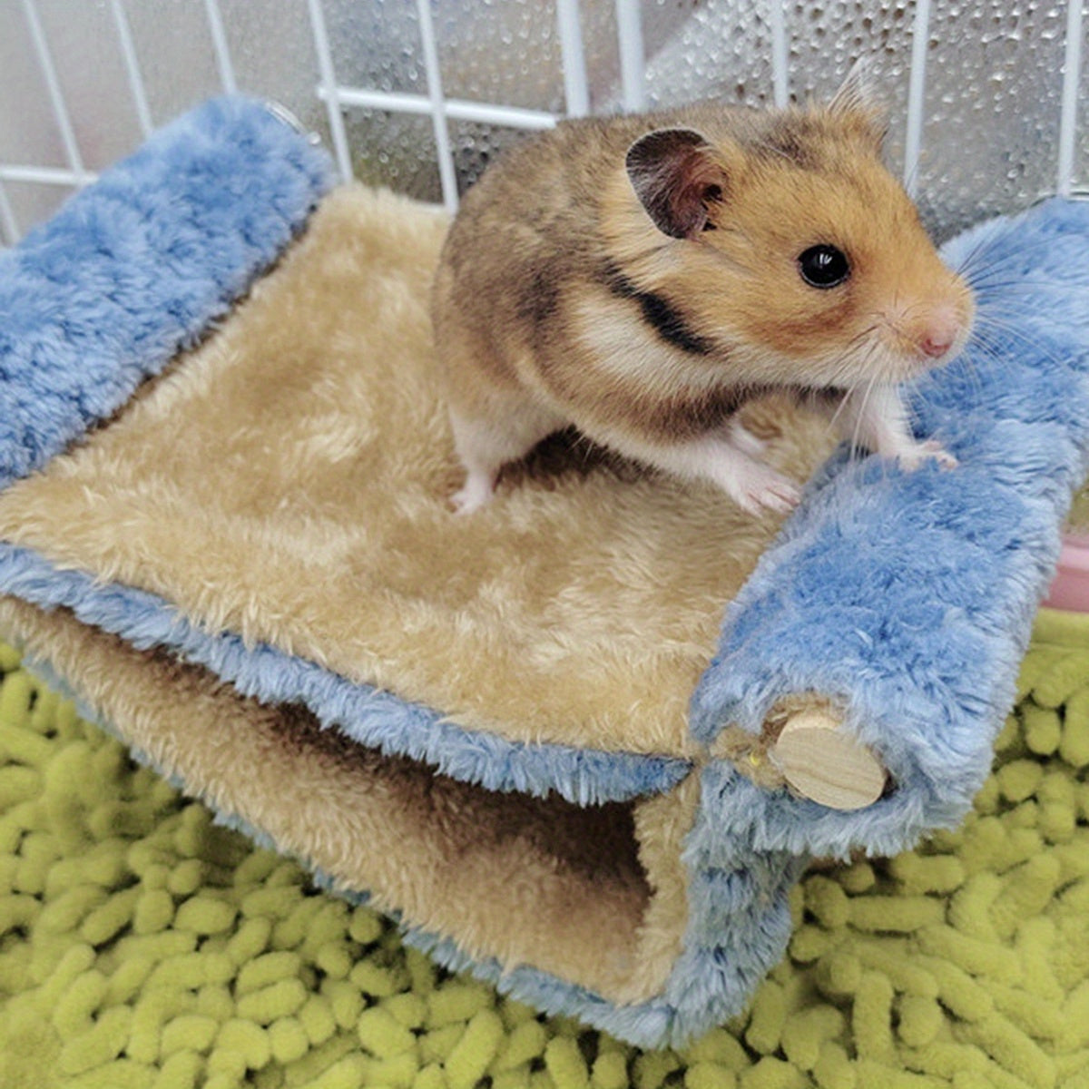 Double Layer Winter Warm Rat Hammock - Cozy Hanging Nest Bed For Guinea Pigs, Rats, And Chinchillas - Cage Accessories For Small Pets WardBoyzPROShop