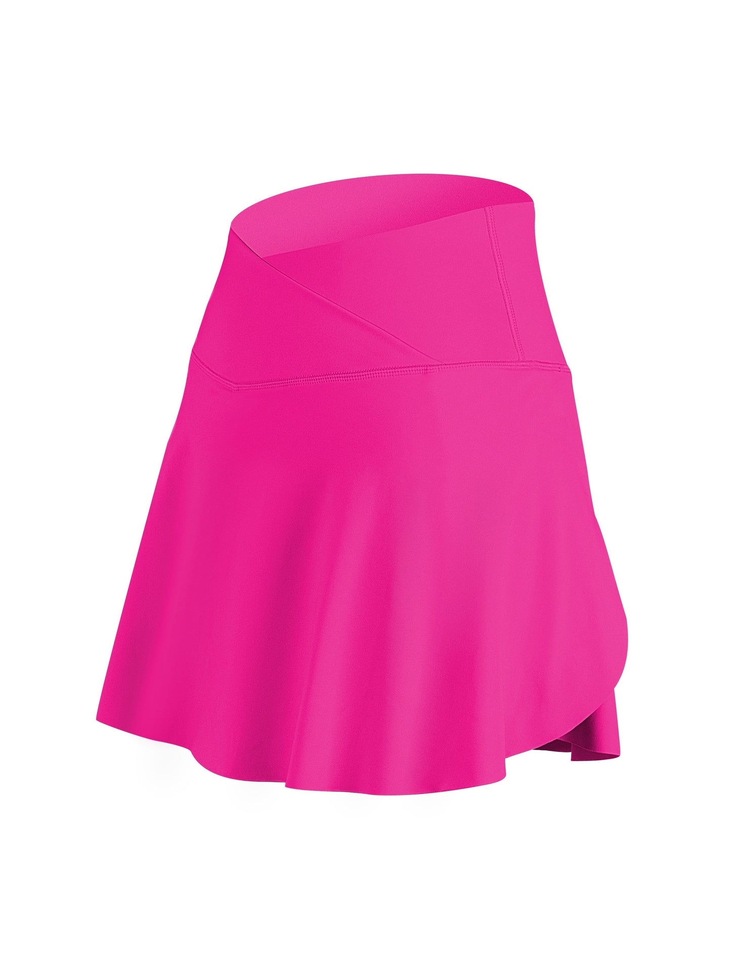 Women's 2-in-1 Tennis Skirt With Inner Pocket Shorts - High Waist Golf And Yoga Activewear WardBoyzPROShop