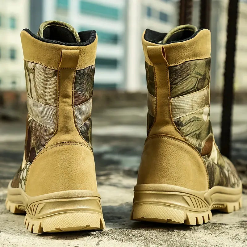 Men's High-Top Running Footwear - Breathable for Hiking & Outdoor Activities, Lace-Up, Fall/Winter Collection WardBoyzPROShop