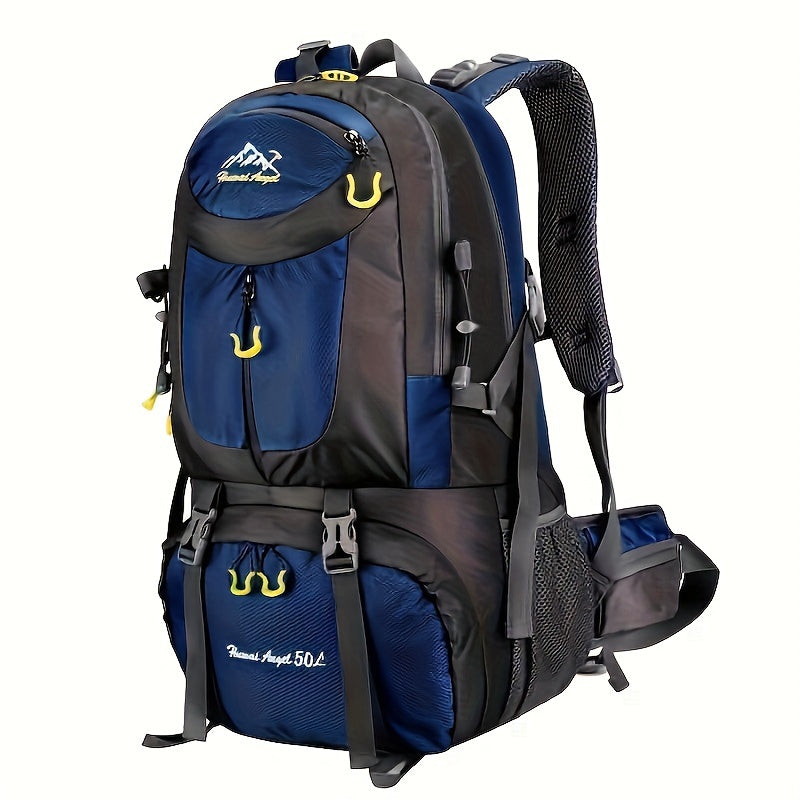 1pc 13.21gal Large Capacity Mountaineering Bag, Waterproof Hiking Backpack For Men Women, Suitable For Outdoor Travel Climbing Camping - WardBoyzPROShop