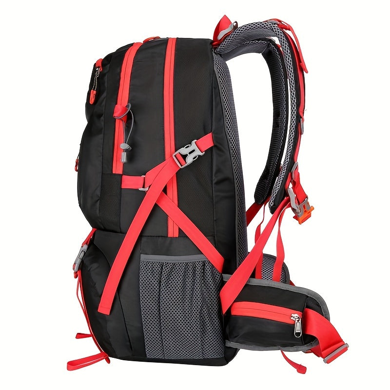 1pc 13.21gal Large Capacity Mountaineering Bag, Waterproof Hiking Backpack For Men Women, Suitable For Outdoor Travel Climbing Camping - WardBoyzPROShop