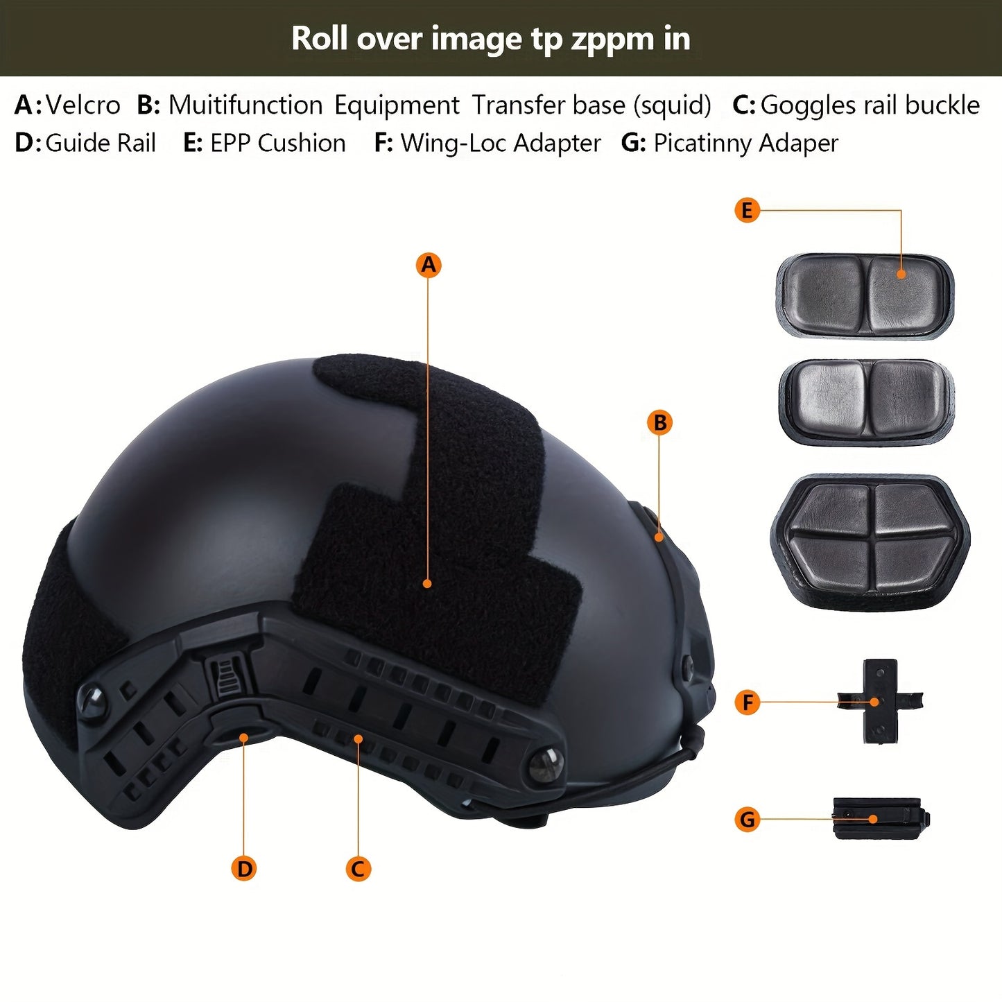 Elite Tactical Helmet - Durable ABS Construction, Explosion-Proof Design, Adjustable Knob for Secure Fit, Perfect for Airsoft, CS Paintball, Outdoor Activities and Dragon Boat Festival Celebrations - WardBoyzPROShop