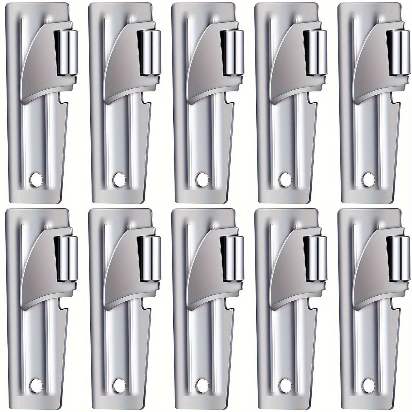 10pcs/set, Can Opener, Camping Can Opener, Stainless Steel Military Can Opener, Survival Can Opener, Army Can Opener, Backpack Can Opener, Kitchen Gadgets, Cheap Items WardBoyzPROShop