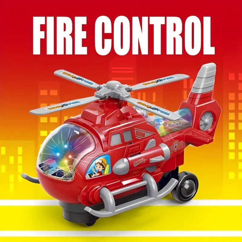 Electric Helicopter Toy for Kids with Lights and Music, 360° Rotating, Durable Plastic, Suitable for Boys and Girls, Ideal for Holidays and Playtime WardBoyzPROShop