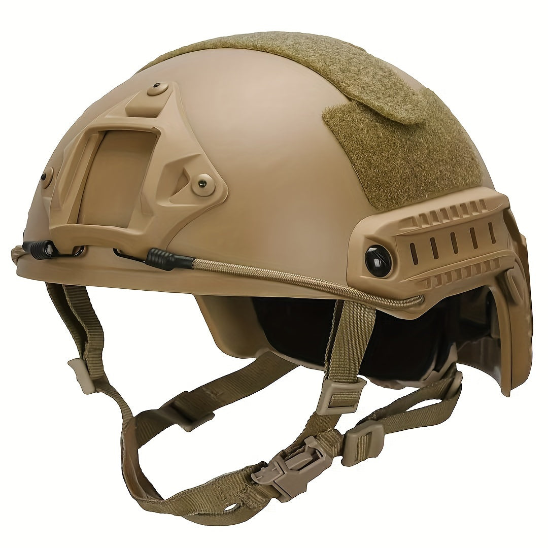 Elite Tactical Helmet - Durable ABS Construction, Explosion-Proof Design, Adjustable Knob for Secure Fit, Perfect for Airsoft, CS Paintball, Outdoor Activities and Dragon Boat Festival Celebrations - WardBoyzPROShop