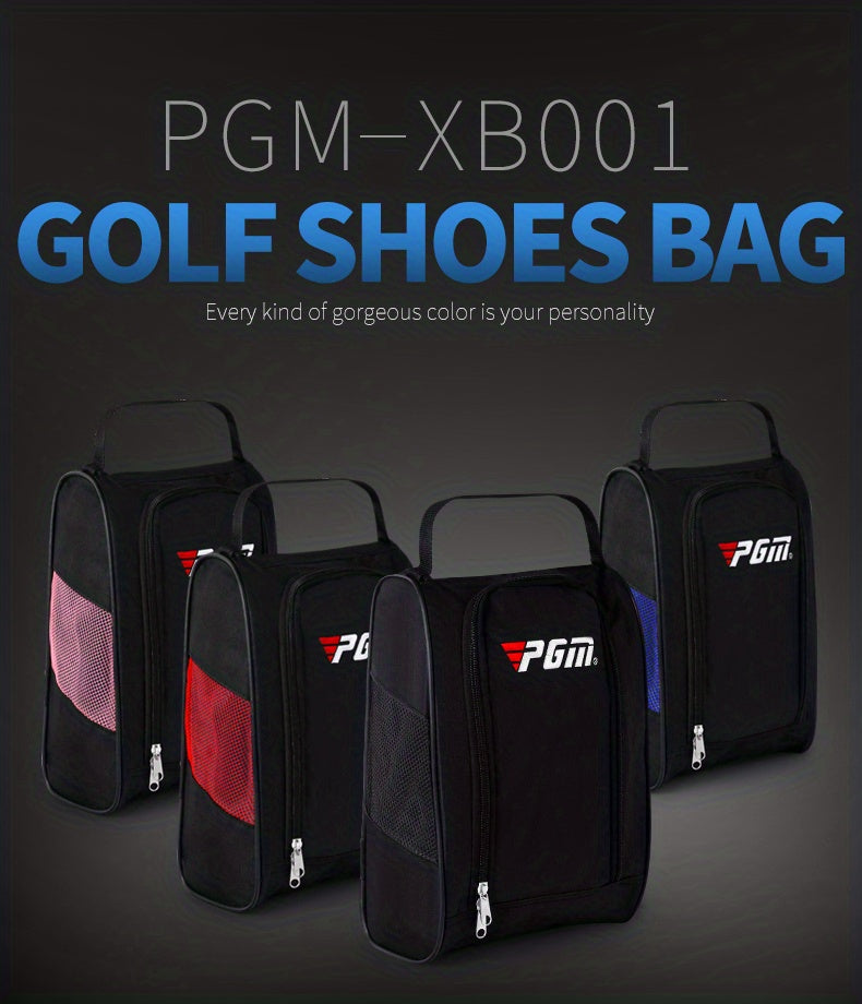 PGM Outdoor Golf Shoes Bags, Colorful Nylon Travel Zippered ConvenientSport Storage Bag XB001 WardBoyzPROShop