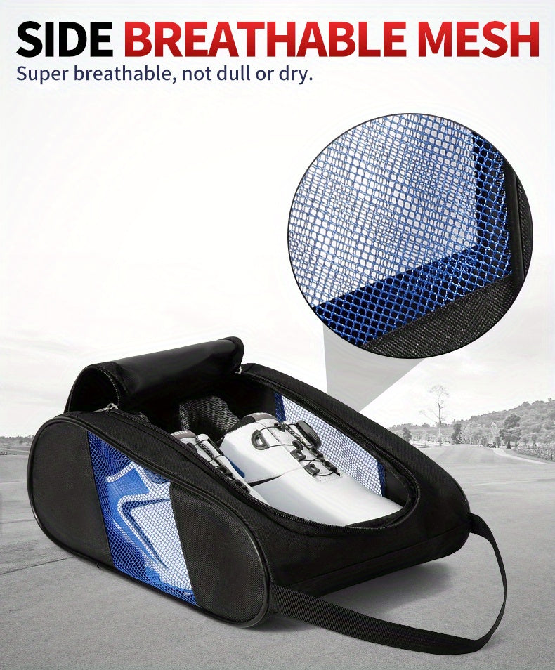 PGM Outdoor Golf Shoes Bags, Colorful Nylon Travel Zippered ConvenientSport Storage Bag XB001 WardBoyzPROShop