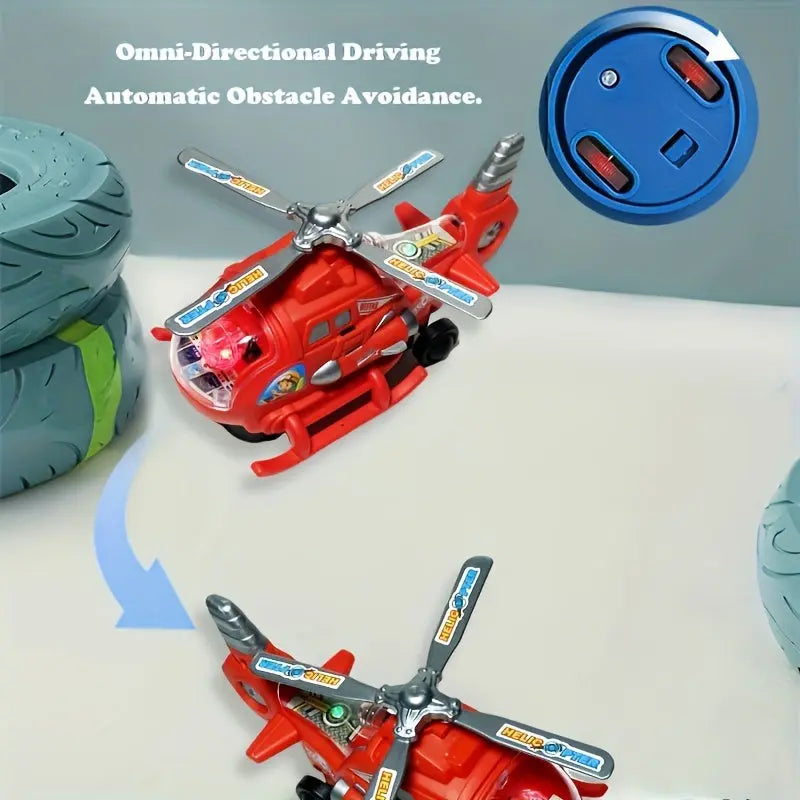 Electric Helicopter Toy for Kids with Lights and Music, 360° Rotating, Durable Plastic, Suitable for Boys and Girls, Ideal for Holidays and Playtime WardBoyzPROShop