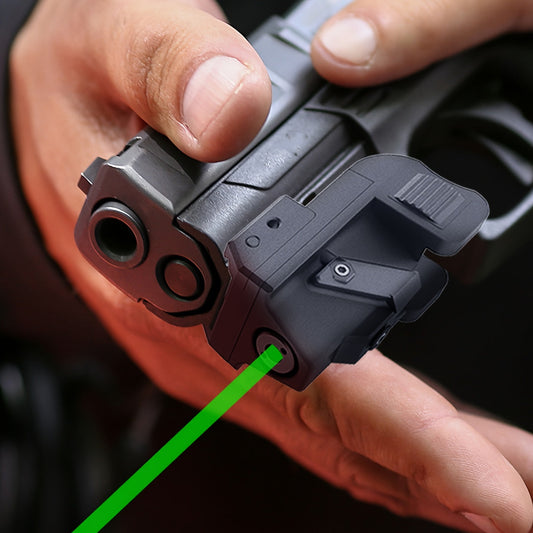 USB Rechargeable Green Laser Sight - Low Profile, Shockproof Dot Scope for Pistols & Rifles, 5mW Power, 0.5" Spot Size, Low Profile Beam, USB Rechargeable, Green Dot Sight, Shockproof WardBoyzPROShop