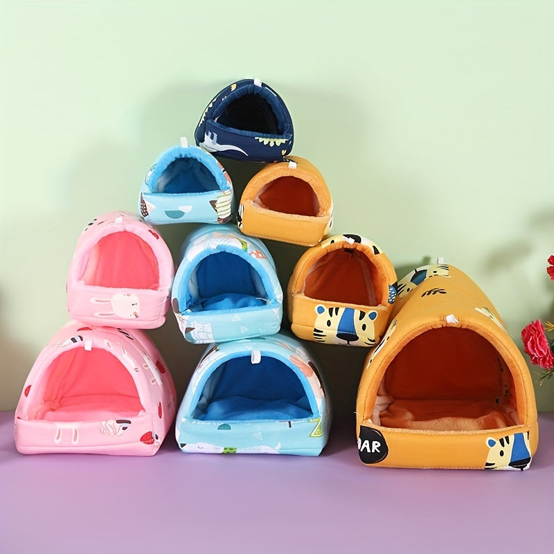 Guinea Bed Cave Cozy Hamster House Hideout Hide House Small Animal Dwarf Rabbits Hedgehog Bearded Dragon Winter Nest Squirrel Hamster Cage Accessories WardBoyzPROShop
