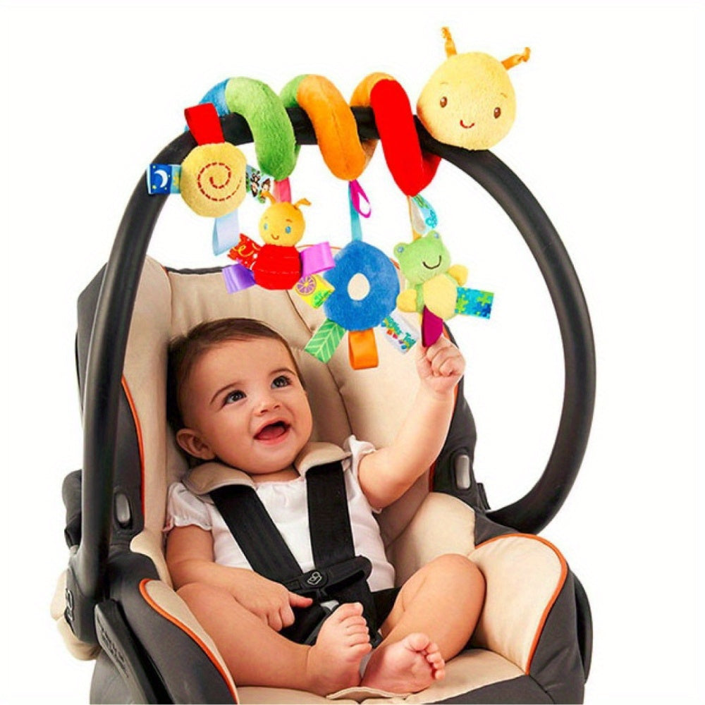 For CATERPILLAR Bedtime Cuddle Toy - Soft Plush Stroller and Hanging Soother for Youngsters