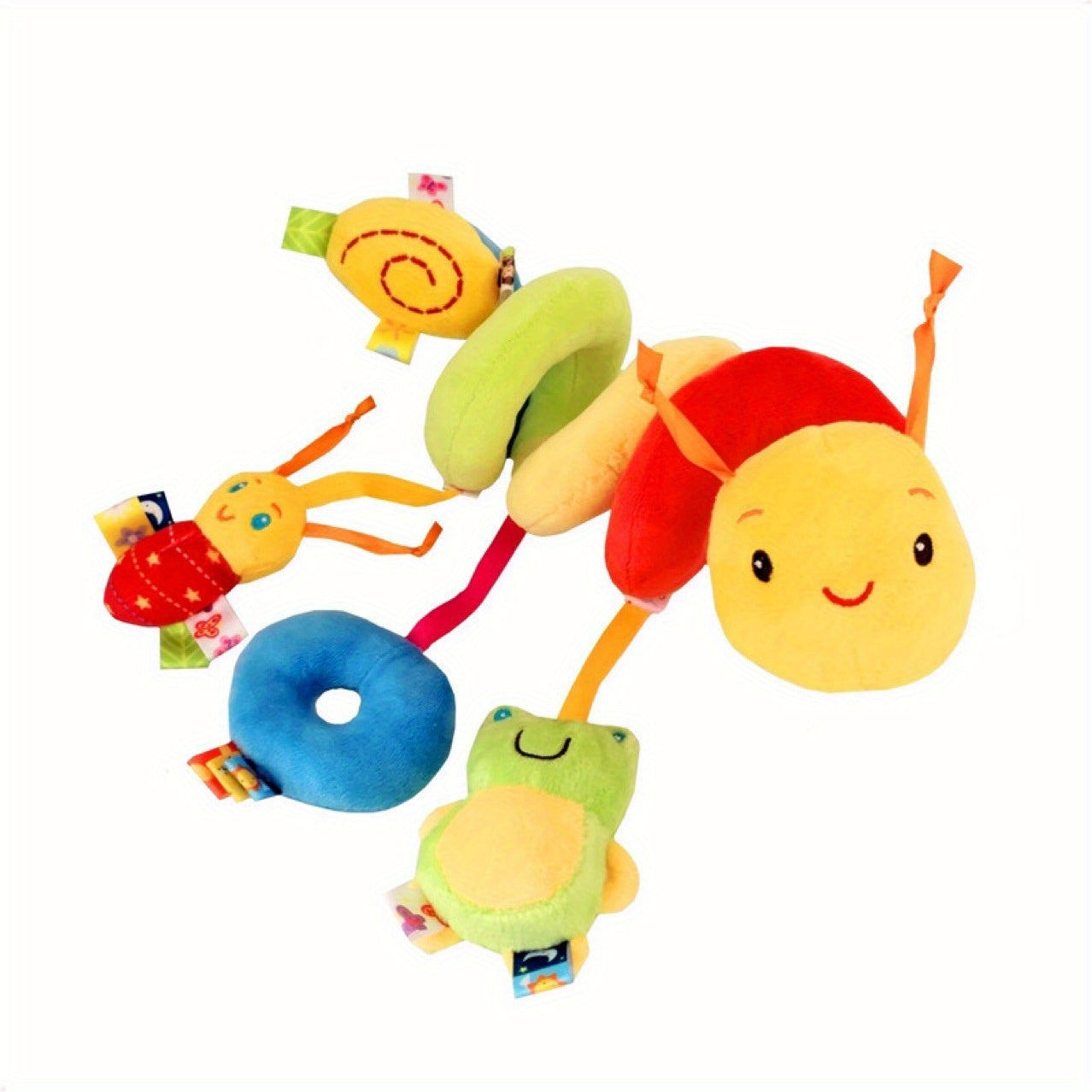 For CATERPILLAR Bedtime Cuddle Toy - Soft Plush Stroller and Hanging Soother for Youngsters