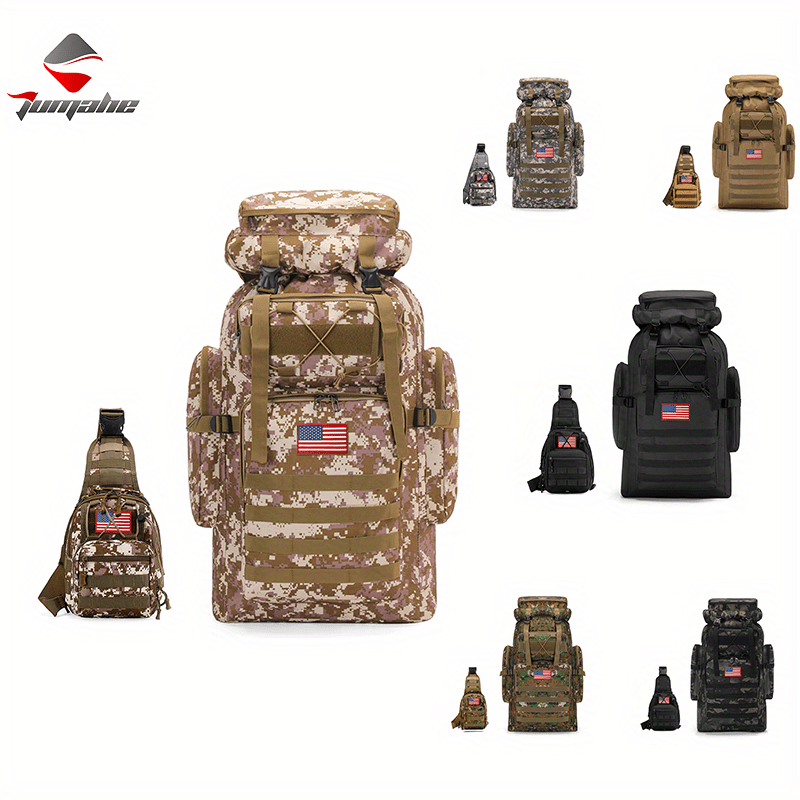 Men's Going Out Backpack Hiking Bag Camouflage Tactical Backpack Holiday Gift Backpack