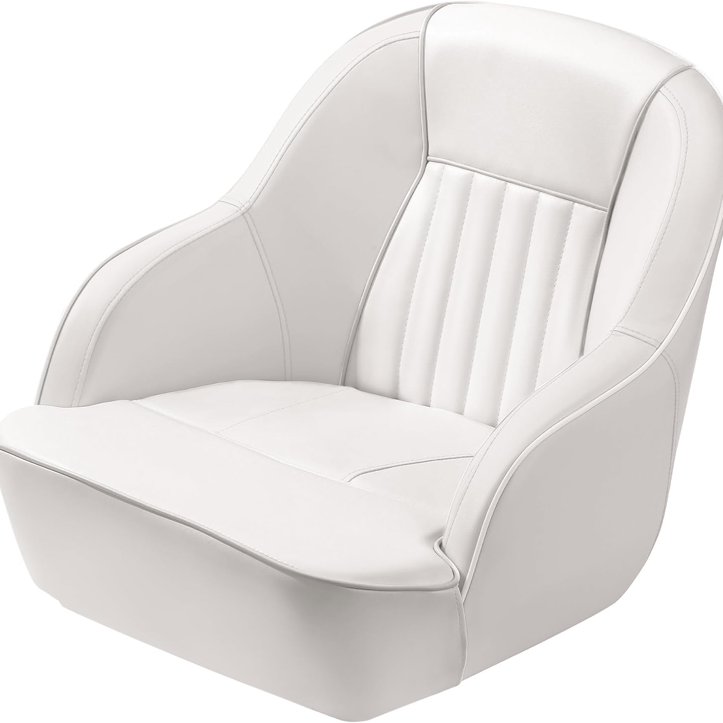 Pontoon Boat Seat, Captain Bucket Seat With Thickened Sponge Padding, Boat Captains Chairs, Fishing Boat Seats, Boat Bucket Seat for Fishing Boat, Sightseeing Boat, Speedboat, Canoe, 1-Piece WardBoyzPROShop