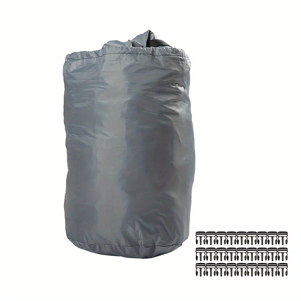 Labwork Boat Cover For Center Console With T-Top Roofs Heavy-Duty 20-24ft Grey WardBoyzPROShop