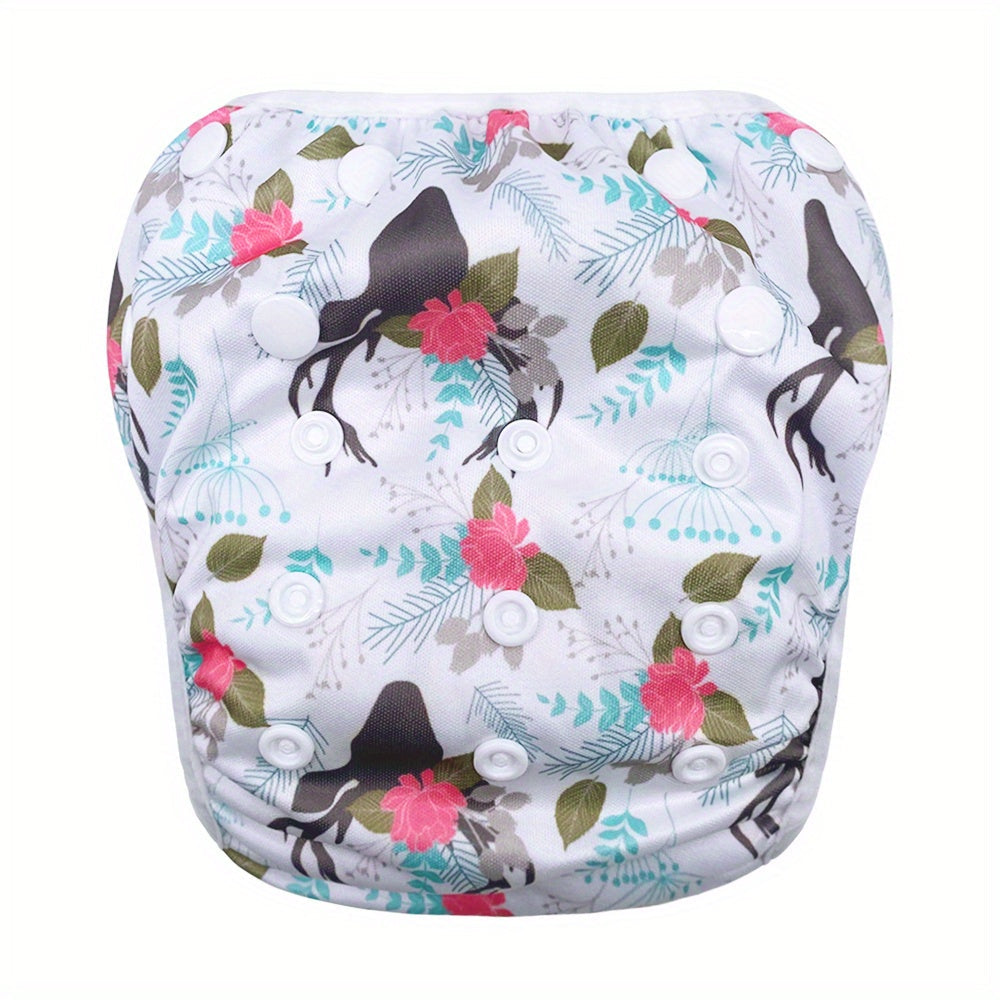1pc Reusable Baby Swim Diaper, Adjustable Diaper Swim For Toddlers 9 Months - 3 Years Old, For Swimming Lessons Baby Girls, Boys, Natural Color Swim Diaper, Halloween, Thanksgiving And Christmas Gift WardBoyzPROShop