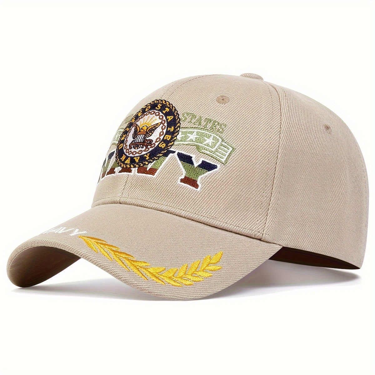 NAVY Eagle Embroidery Baseball Cap Solid Color Unisex Dad Hat Adjustable Golf Sun Hats For Women & Men WardBoyzPROShop