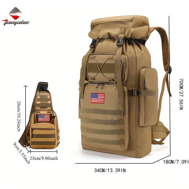 Men's Going Out Backpack Hiking Bag Camouflage Tactical Backpack Holiday Gift Backpack