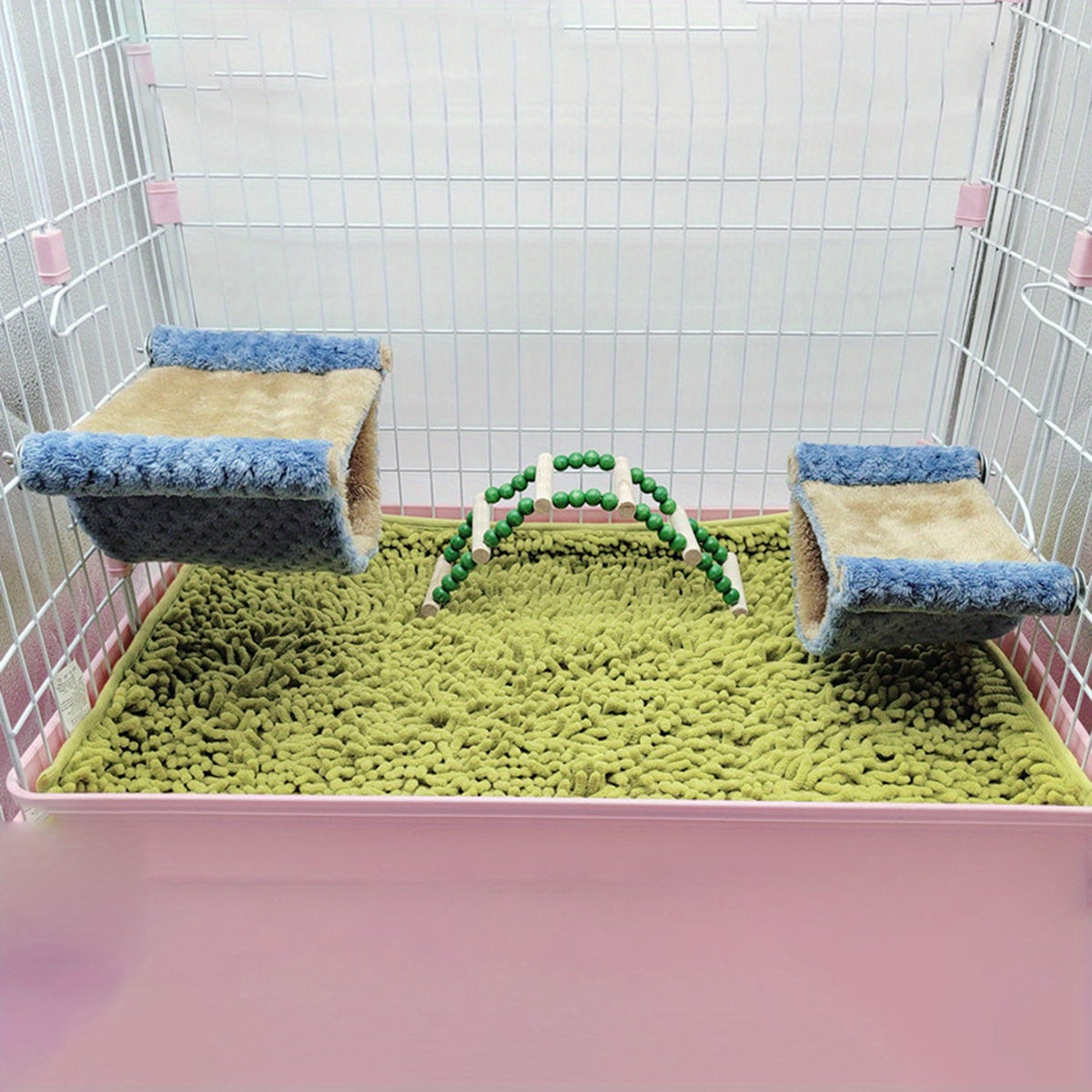 Double Layer Winter Warm Rat Hammock - Cozy Hanging Nest Bed For Guinea Pigs, Rats, And Chinchillas - Cage Accessories For Small Pets WardBoyzPROShop