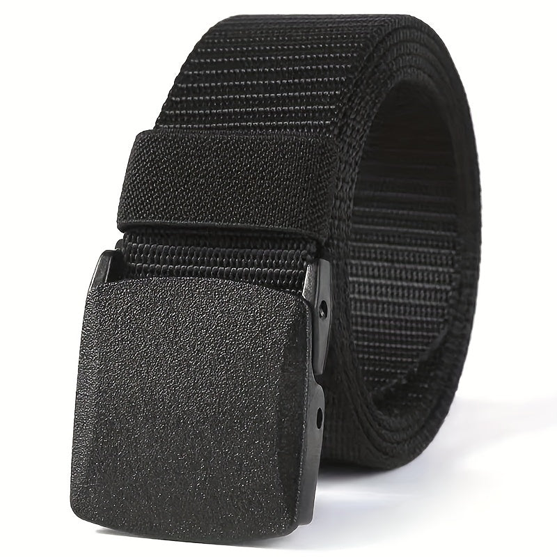 1pc Automatic Buckle Nylon Male Army Tactical Belt Mens Military Waist Canvas Belts, Ideal Choice For Gifts WardBoyzPROShop