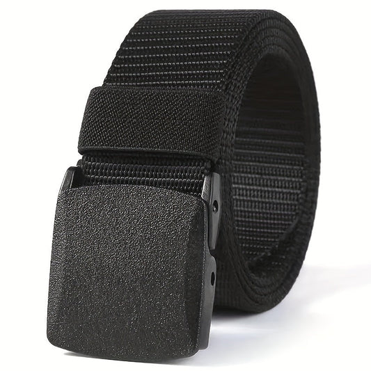 1pc Automatic Buckle Nylon Male Army Tactical Belt Mens Military Waist Canvas Belts, Ideal Choice For Gifts WardBoyzPROShop