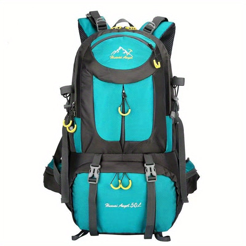 1pc 13.21gal Large Capacity Mountaineering Bag, Waterproof Hiking Backpack For Men Women, Suitable For Outdoor Travel Climbing Camping - WardBoyzPROShop