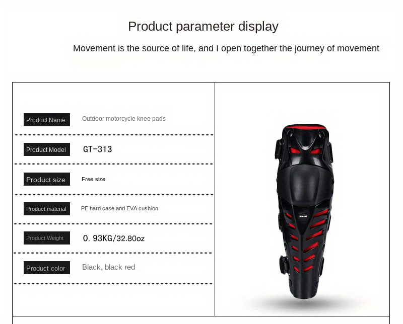[Windproof Knee Pads] Windproof Knee Pads - Cross-Country Motorcycle Outdoor Sports Riding Leg Protectors - Anti-Fall Activity Ski WardBoyzPROShop